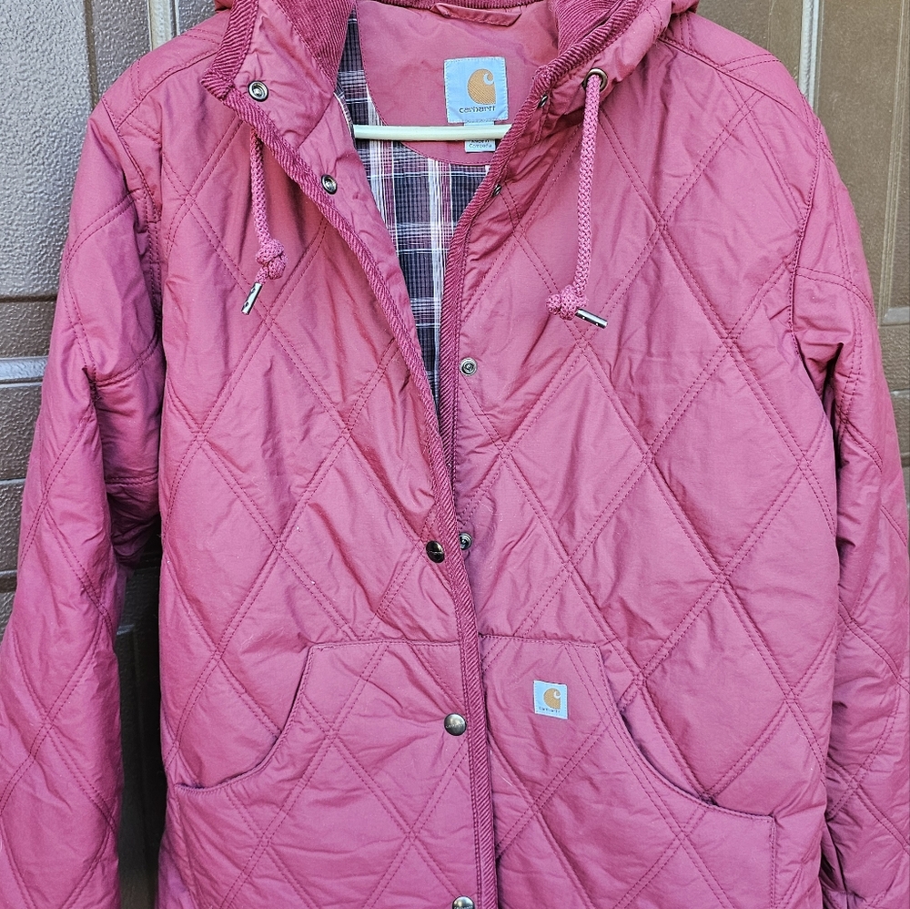 Carhartt Pink Quilted Ski Jacket
